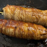 味ぽんを加えて煮絡める