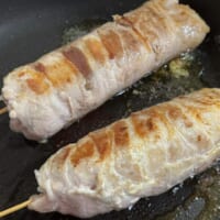 表面に焼き目を付ける