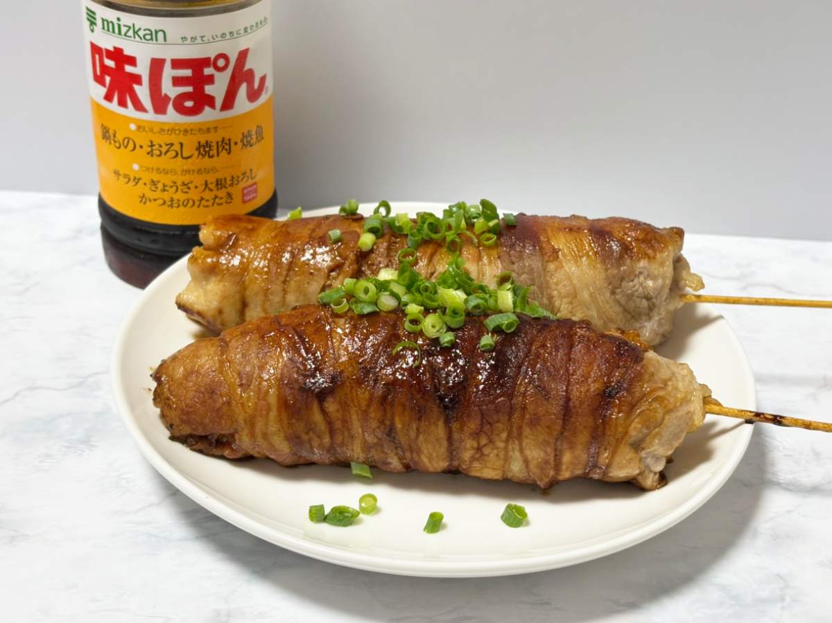 味ぽん公式紹介の「味ぽんチーズ肉巻き」が背徳のうまさ！？ 実際に作ってみた