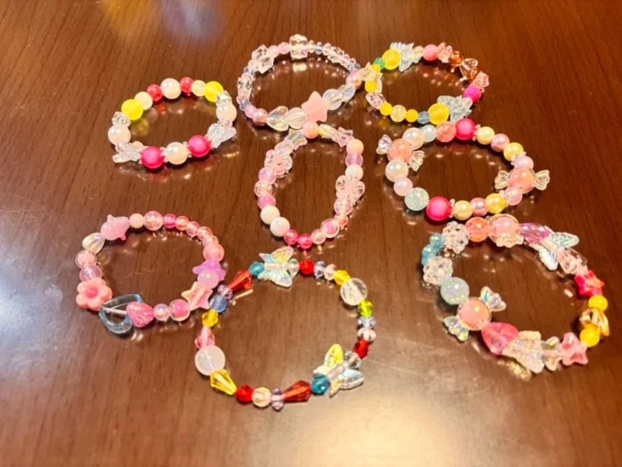 娘さんが作ったブレスレット