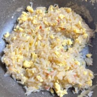全体を炒め合わせる