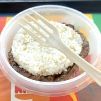 フォークで食べる
