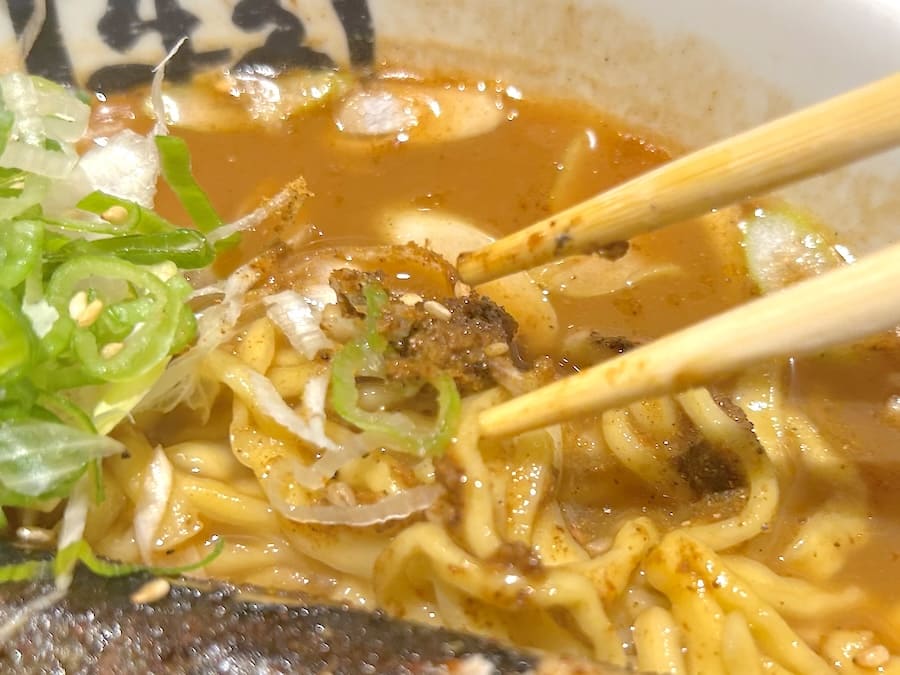 魚粉を溶かす