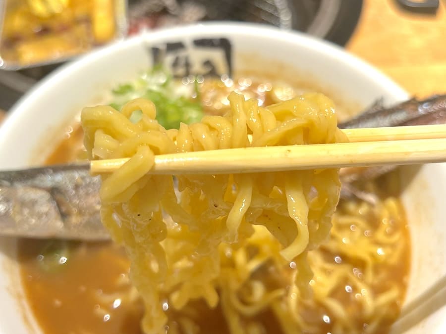 麺は柔らかめ