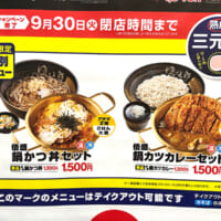 「倍盛り鍋かつ丼セット」「倍盛り鍋カツカレー」の2種類