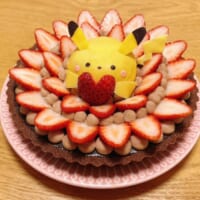 いぬぬぱんさん制作「ピカチュウケーキ」