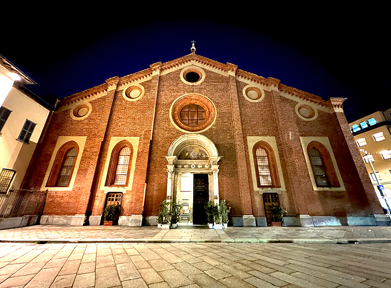 レオナルド・ダ・ヴィンチ不朽の名画「最後の晩餐」が収められている「サンタ・マリア・グラツィエ教会」