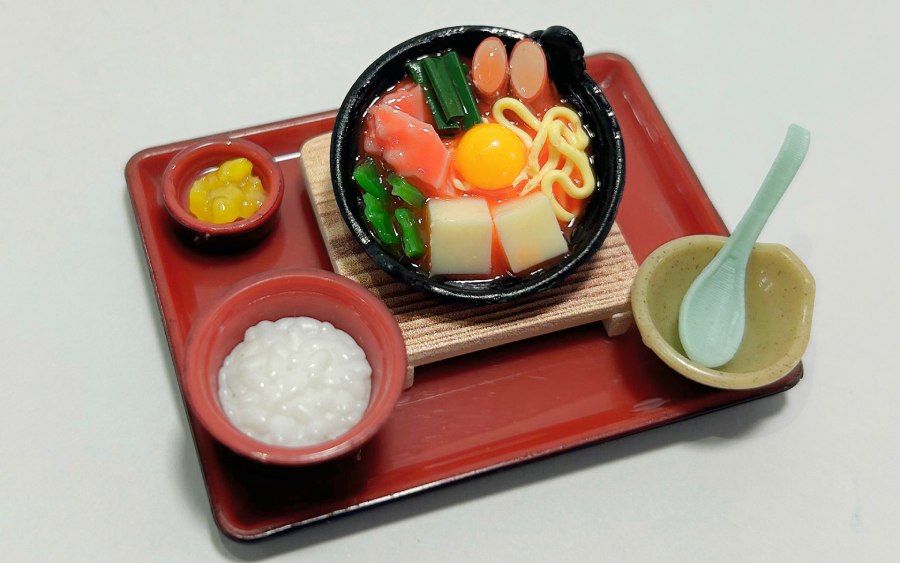 「B.旨辛スープのキムチチゲ定食」