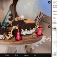 3歳の誕生日を祝して制作