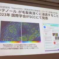 「パンテノールが髪の一番深部まで浸透している」ということを証明