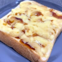 プリンを塗り拡げたあと