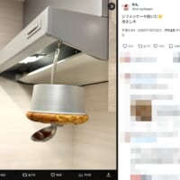 宙吊りにされたシフォンケーキ