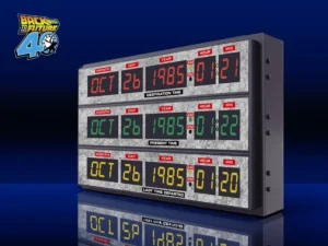 バック・トゥ・ザ・フューチャー」公開40周年 タイムサーキット型時計