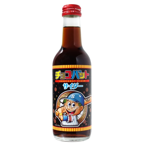 パッケージデザインは、もちろんあのおなじみのチョコバット少年が目印