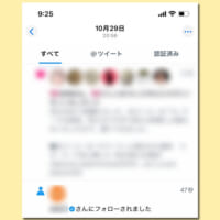 突然フォローしてきたアカウント2（10月29日記録）