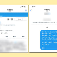即フォロー返しし、DMも送信