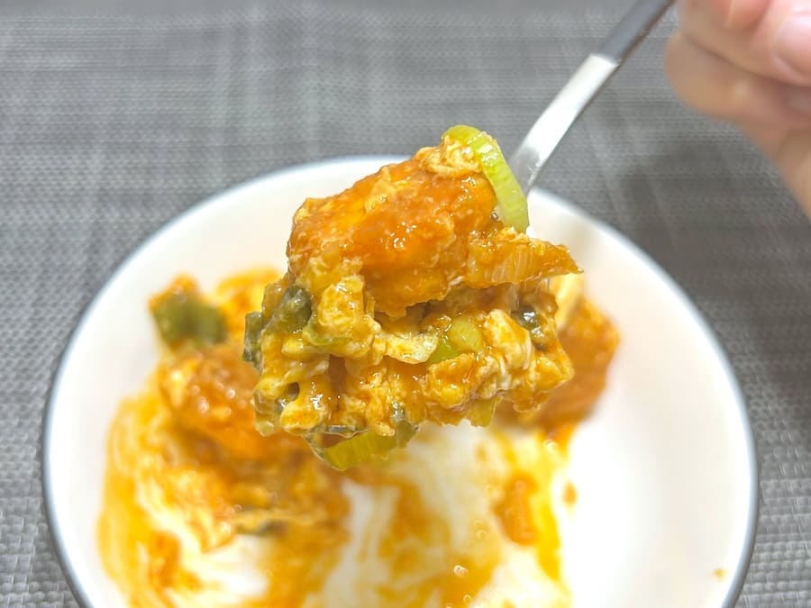 パイの食感がいいアクセント