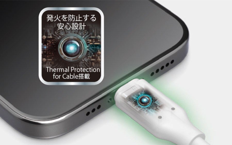 「Thermal Protection for Cable」というブレーカー機能を内蔵
