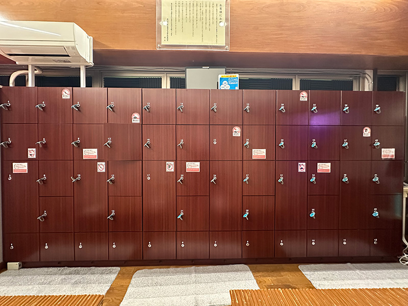 「当たり付き」のロッカー