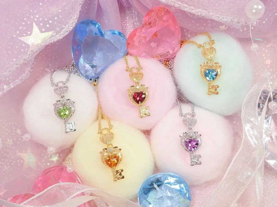 ハートキーロックペンダント