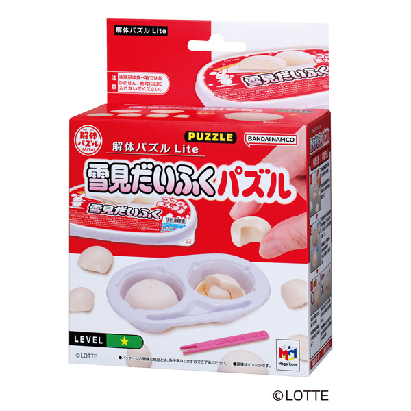 ロッテ「雪見だいふく」が立体パズル化　メガハウスが11月下旬に新商品