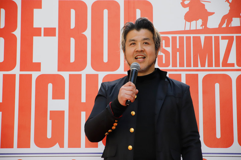 清水駅前銀座商店街理事長の松岡夏樹氏