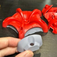 バインダー（花弁部分）を切り取り、3Dプリンタで自作したものに置換