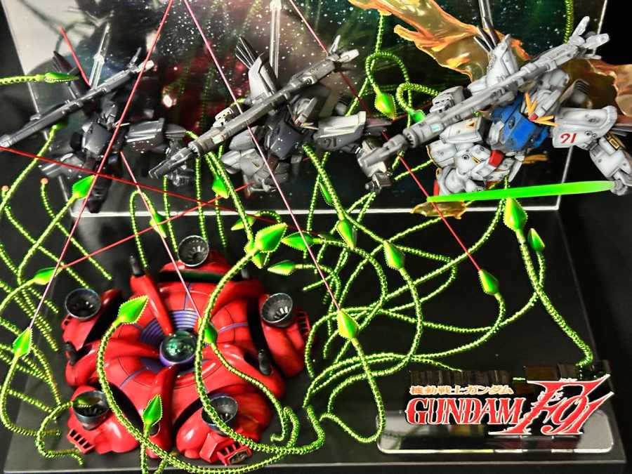 ガンダムシリーズ屈指の名場面を再現