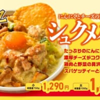 「にんにくとチーズの濃厚ソース シュクメルリ風パスタ」