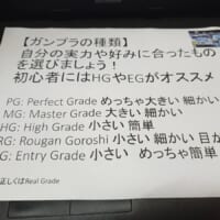ガンプラの「RG」は“Rougan Goroshi”の略？模型店の店頭POPが「真理をついている」と話題