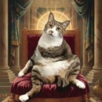 宗教画感あふれるまめたろくん