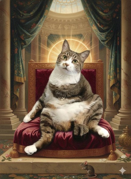 宗教画感あふれるまめたろくん