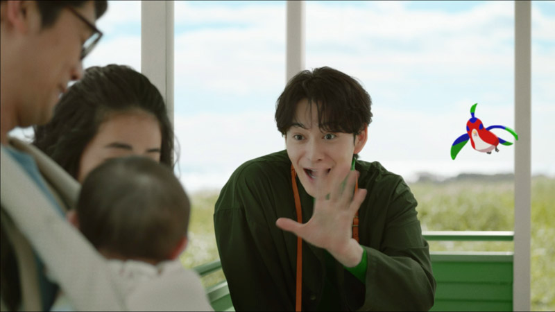 「3色の鳥・ゆうちょバス お子様口座」篇