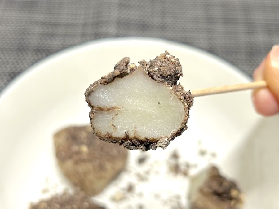 餅のミルク感がブラックサンダーと調和している