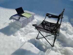 「スキー場からのレッスンは君が初めてだ」やむを得ず“雪庭”で英会話を受けた男性に称賛集まる