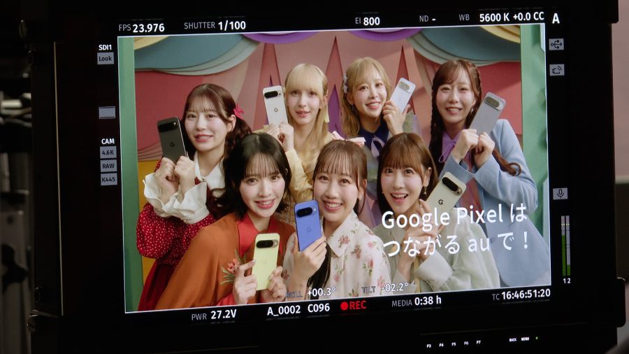 仲良しすぎる撮影現場