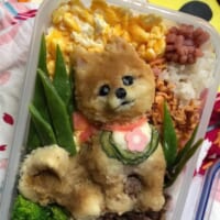 ポメラニアンのキャラ弁