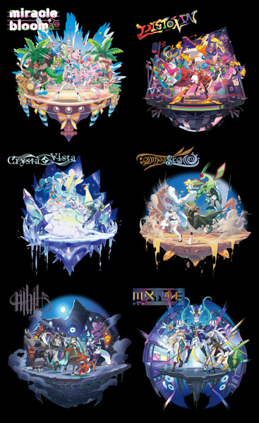 3タイプごとにユニットを組んだ初音ミクと相棒のポケモンたち