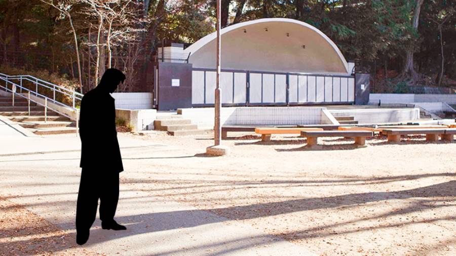 大尊と葛西が死闘を繰り広げた場所