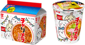 袋めん3品、カップめん3品が対象