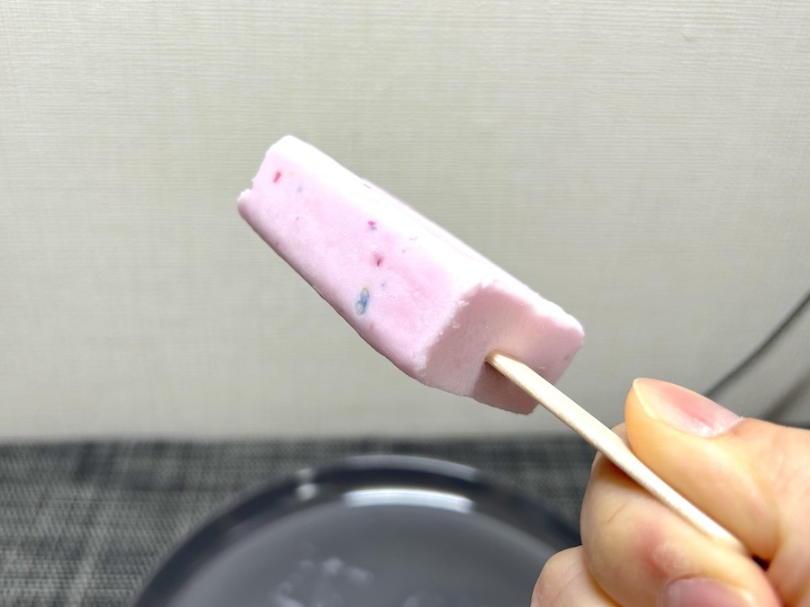 ぶどう味のアイスとして美味しい