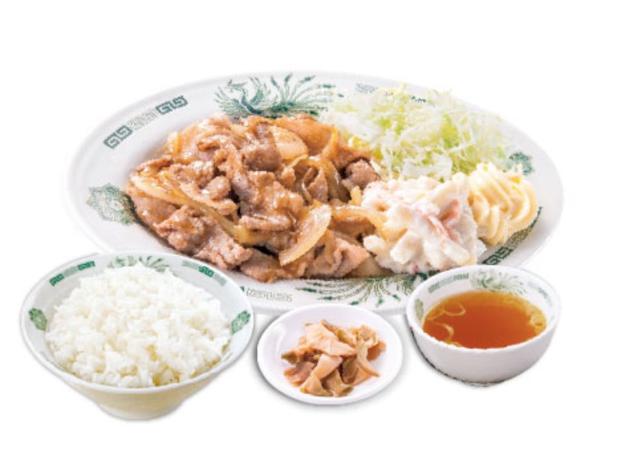 定番の食事メニュー「生姜焼き」もリニューアル