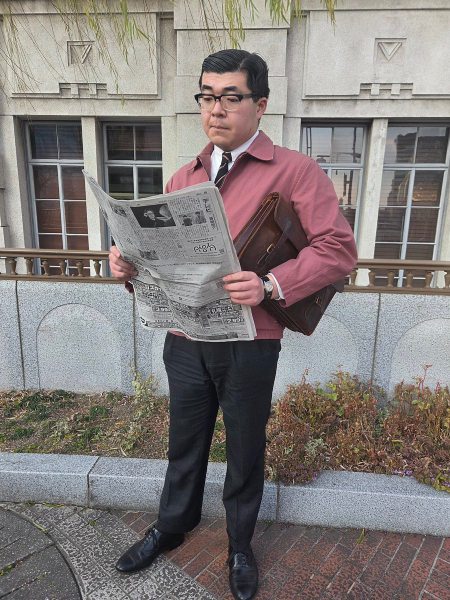 昭和30'sサラリーマンになりきる能栄さん