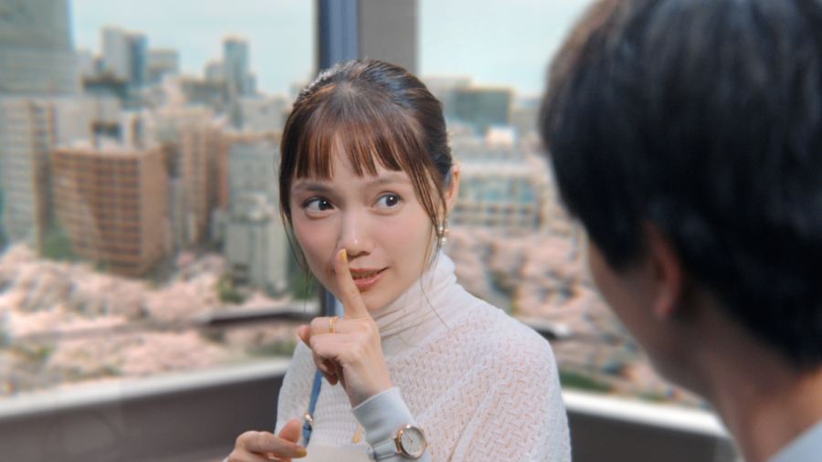 春爛漫なストーリーが展開するCM