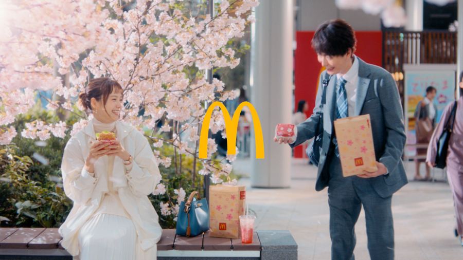 春爛漫なストーリーが展開するCM