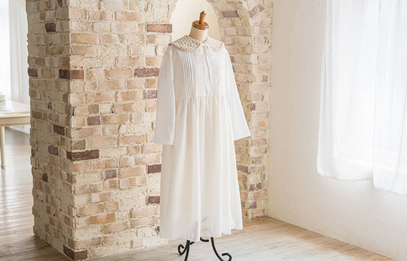 オーガンジーの薄物縫いも