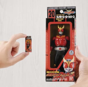 懐かしの“箱入りソフビ”が手のひらサイズに「仮面ライダー ソフビパッケージチャーム&チョコスナック」発売