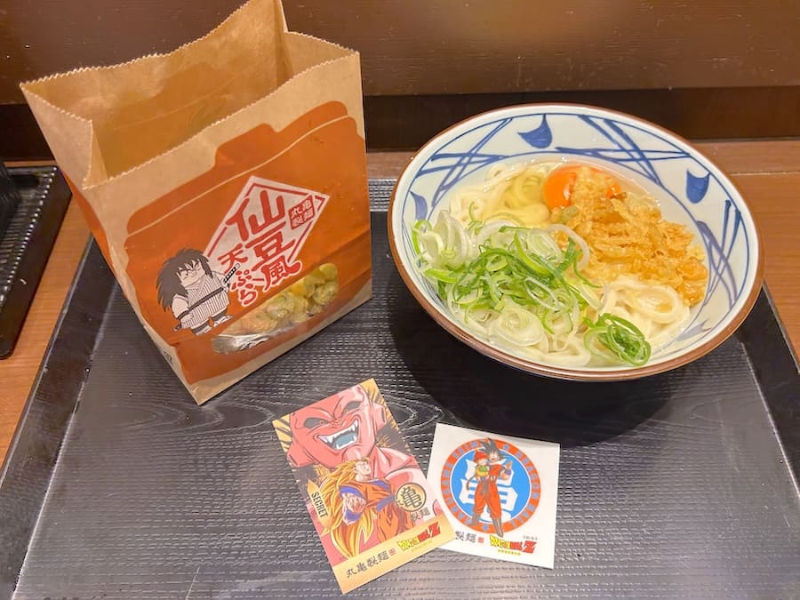 うどんと仙豆風天ぷら