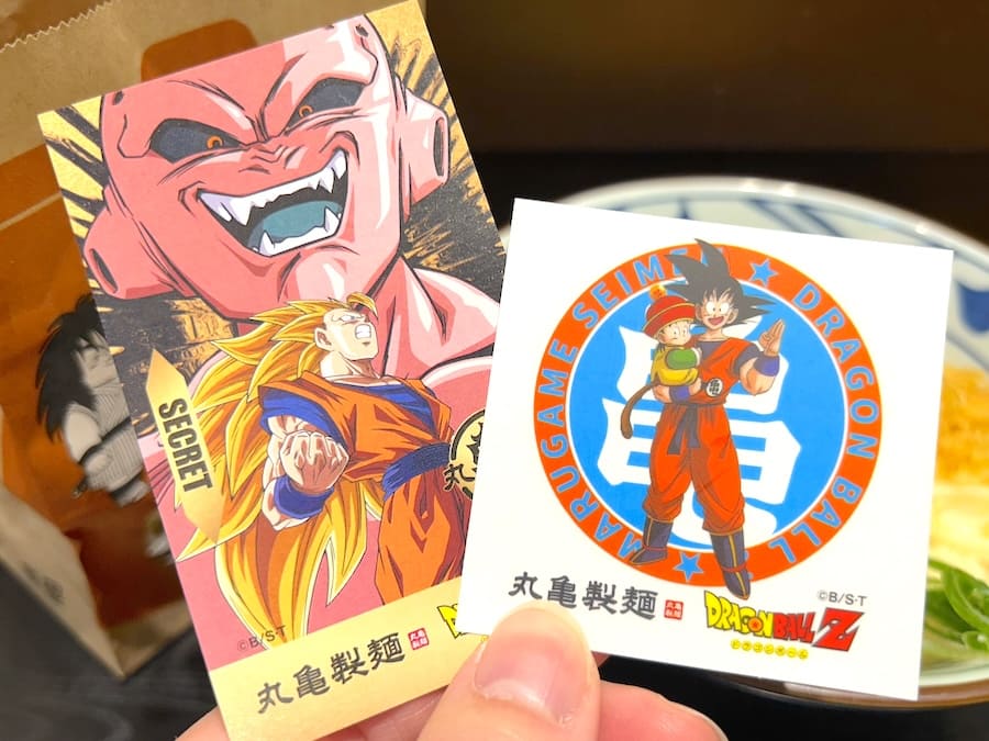 オリジナルうどん札とステッカー