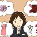 結婚式にブーツはOK?NG? 意外と知らない結婚式のドレスコード<女性編>(絵・山口弘剛)